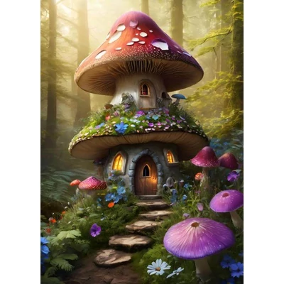 Alipson 50176 - Underwood Mushroom House - 500 db-os puzzle