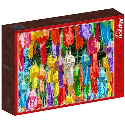 Alipson 50224 - Coloured lanterns - 500 db-os puzzle