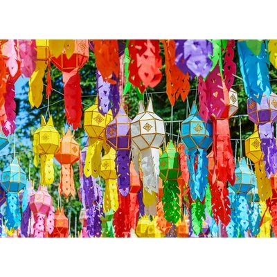 Alipson 50224 - Coloured lanterns - 500 db-os puzzle