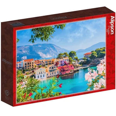 Alipson 50226 - Colourful village of Assos - Greece - 500 db-os puzzle