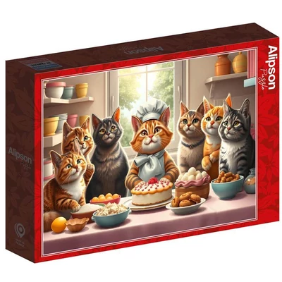 Alipson 50231 - Pastry Cats in Action - 1000 db-os puzzle