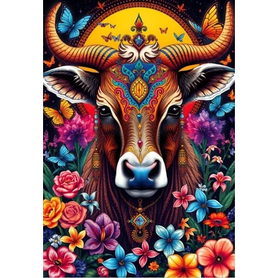 Alipson 50235 - The Cow and the Flower Secret - 1000 db-os puzzle
