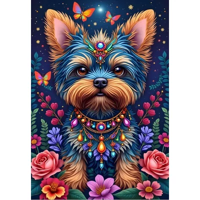 Alipson 50236 - Dog in Flowerland - 1000 db-os puzzle