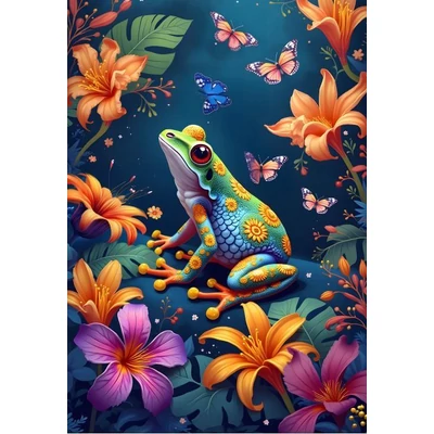 Alipson 50252 - The Frog and the Butterfly Ball - 1000 db-os puzzle