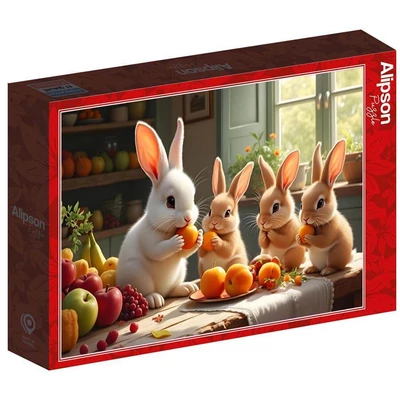 Alipson 50264 - The Little Rabbits&#039; Feast - 1000 db-os puzzle