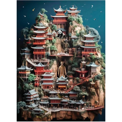 Anatolian 1186 - China - 1000 db-os puzzle