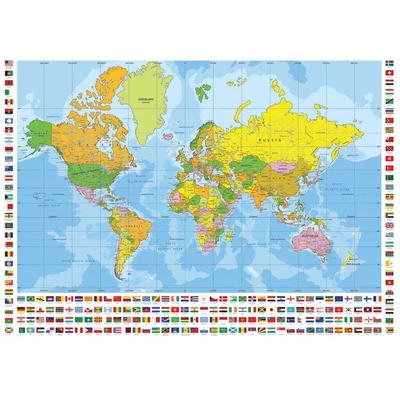 Anatolian 2703 - World Political Map - 700 db-os XL puzzle