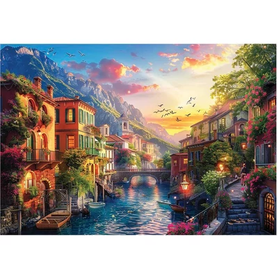 Anatolian 3969 - Mediterranean Village - 2000 db-os puzzle