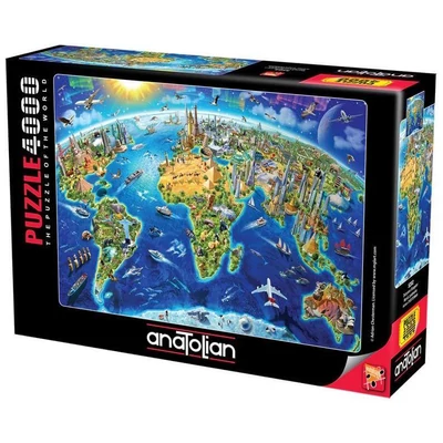 Anatolian 5202 - World Landmarks - 4000 db-os puzzle