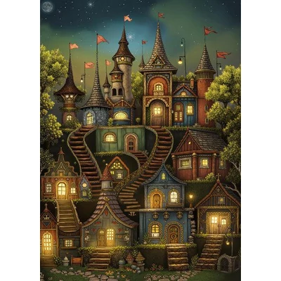 Bboldin PT-116 - Candlelight Cottages - 1000 db-os puzzle