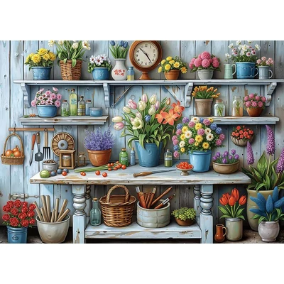Bboldin PT-289 - Flower Room Scene - 1000 db-os puzzle