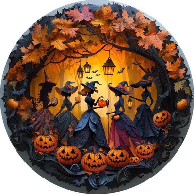 Bboldin PT-308 - Witching Night - 1000 db-os kör alakú puzzle