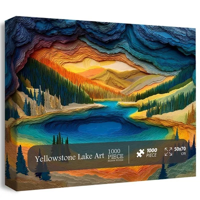 Bboldin PT-353 - Yellowstone Lake Art - 1000 db-os puzzle