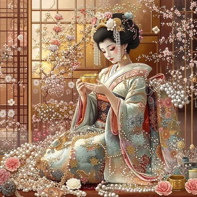 Bboldin PT-377 - Elegant Geisha - 1000 db-os puzzle