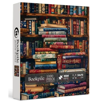 Bboldin Z-1128 - Bookpile - 1000 db-os puzzle