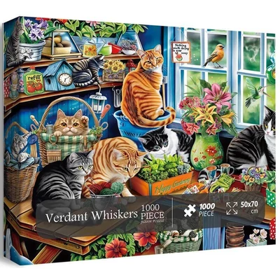 Bboldin Z-1136 - Verdant Whiskers - 1000 db-os puzzle