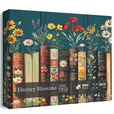 Bboldin Z-1204 - Literary Blossoms - 1000 db-os puzzle