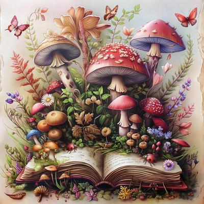 Bboldin Z-1650 - Mushroom Book - 1000 db-os puzzle
