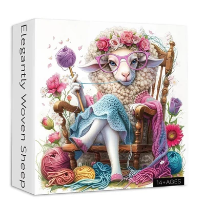 Bboldin Z-1932 - Elegantly Woven Sheep - 1000 db-os puzzle