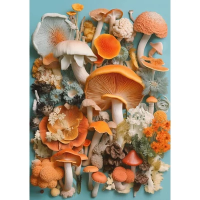 Bboldin Z-377 - Gathering Mushrooms - 1000 db-os puzzle