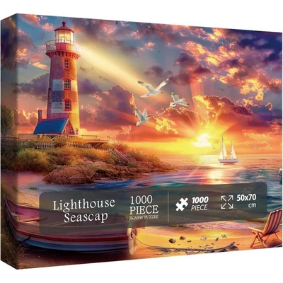 Bboldin Z-527 - Lighthouse Seascap - 1000 db-os puzzle