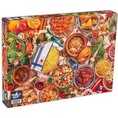 Black Sea  BS32204 - Dinner table for Christmas Eve - 1000 db-os Premium puzzle