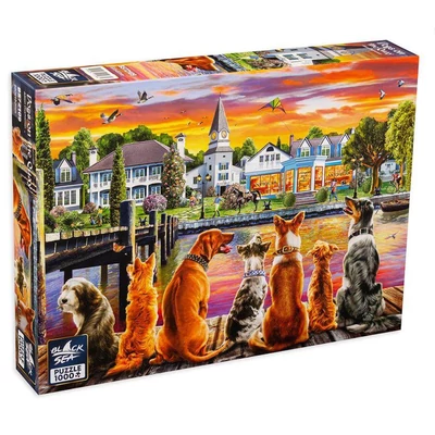 Black Sea  BS72109 - Dogs on the Quay - 1000 db-os puzzle