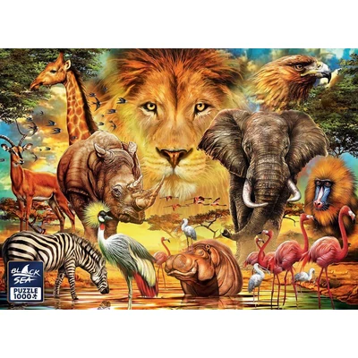 Black Sea  BS72112 - In the heart of Africa - 1000 db-os puzzle