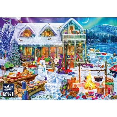 Black Sea  BS72215 - The Joys of Winter - 1000 db-os Premium puzzle