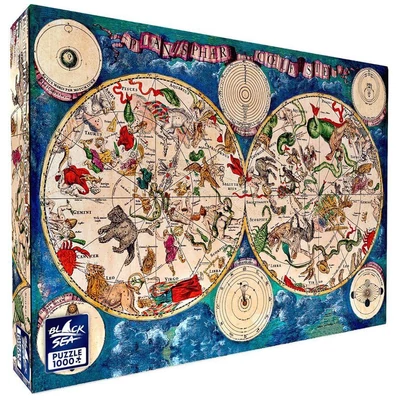 Black Sea  BS82231 - Sky Map, 1670, Frederick de Witt - 1000 db-os puzzle