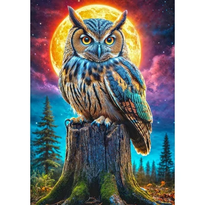 Black Sea BS82407 - The Night Guardian of the Forest - 500 db-os puzzle