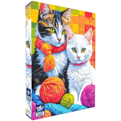 Black Sea BS82425 - Cozy cats - 1000 db-os puzzle