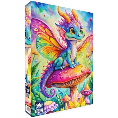 Black Sea BS82434 - Baby dragon in the Mushroom Kingdom - 1000 db-os puzzle