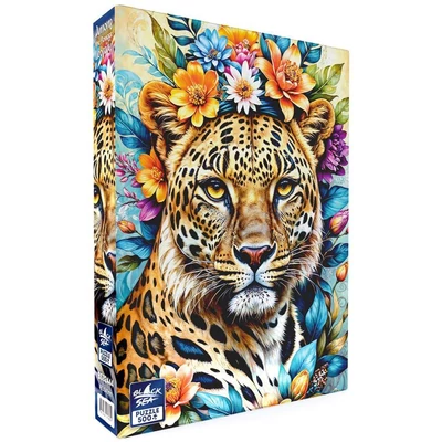 Black Sea BS82444 - Among the Flowers - Leopard - 500 db-os puzzle