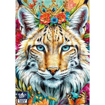 Black Sea  BS82445 - Among the Flowers - Lynx - 500 db-os puzzle