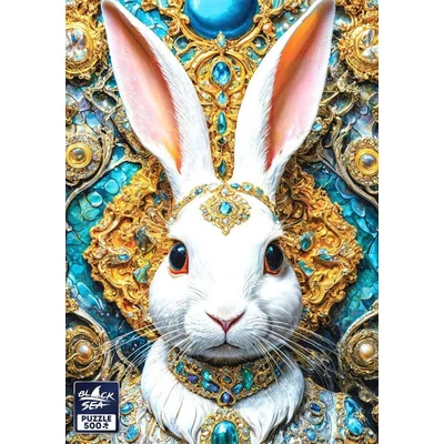 Black Sea  BS82507 - Precious creatures - Rabbit - 500 db-os puzzle
