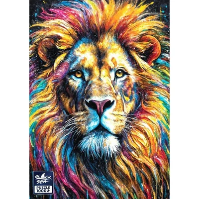 Black Sea  BS82514 - Cat Portraits - Lion - 1000 db-os puzzle