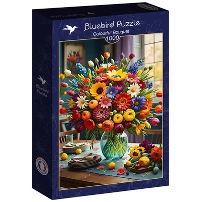Bluebird 90849 - Colourful Bouquet - 1000 db-os puzzle