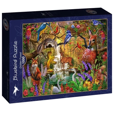 Bluebird 90981 - Golden Forest - 1000 db-os puzzle