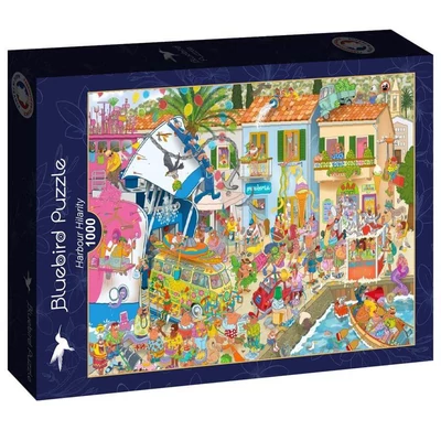 Bluebird 90782 - Harbour Hilarity - 1000 db-os puzzle