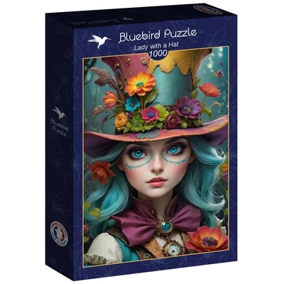 Bluebird 90933 - Lady with a Hat - 1000 db-os puzzle