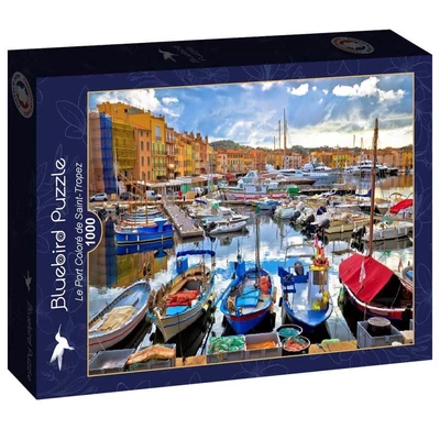 Bluebird 90776 - Le Port Coloré de Saint-Tropez - 1000 db-os puzzle