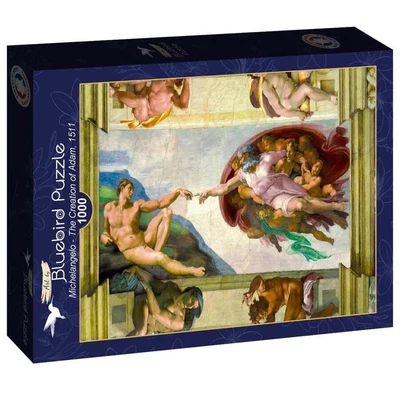 Bluebird 60248 - Michelangelo - The Creation of Adam 1511 - 1000 db-os Art by puzzle