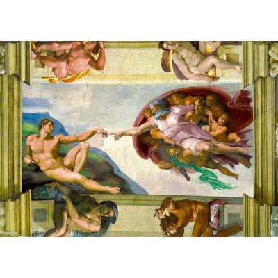 Bluebird 60248 - Michelangelo - The Creation of Adam 1511 - 1000 db-os Art by puzzle