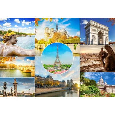 Bluebird 90759 - Promenade à Paris - 1000 db-os puzzle
