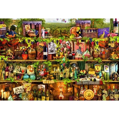 Bluebird 90724 - Wine Shelf - 1000 db-os puzzle