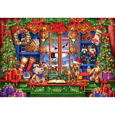 Bluebird 90809 - Ye Old Christmas Shoppe - 1000 db-os puzzle