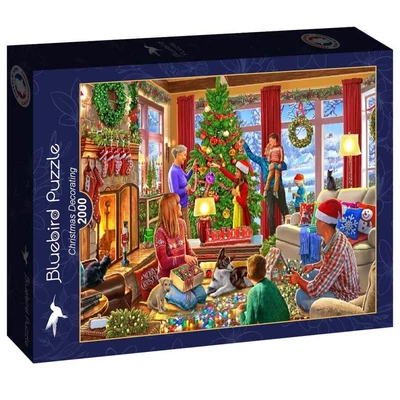 Bluebird 90795 - Christmas Decorating - 2000 db-os puzzle