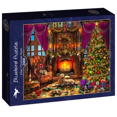 Bluebird 90700 - Cosy Christmas Room - 2000 db-os puzzle