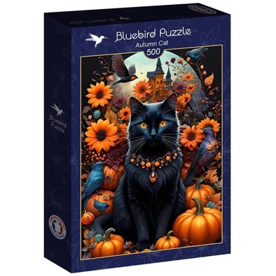 Bluebird 90827 - Autumn Cat - 500 db-os puzzle